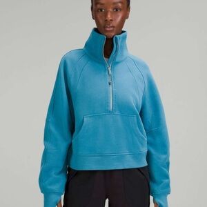 lululemon athletica Blue Half-Zip Pullover